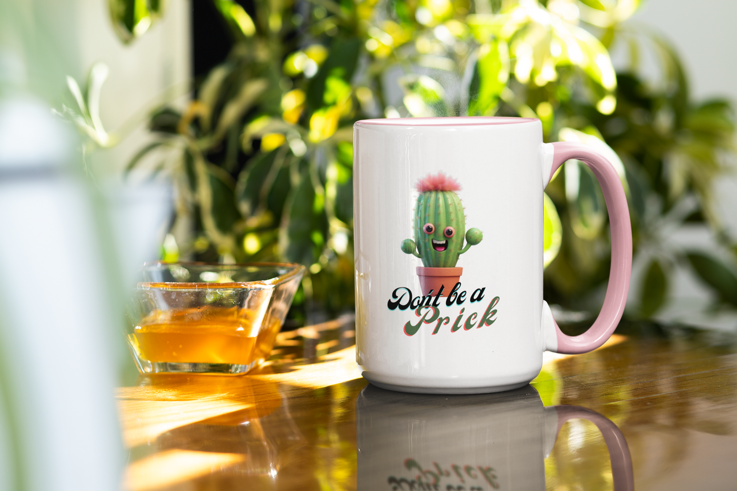 "Don't be a Prick" Mug with Color Inside