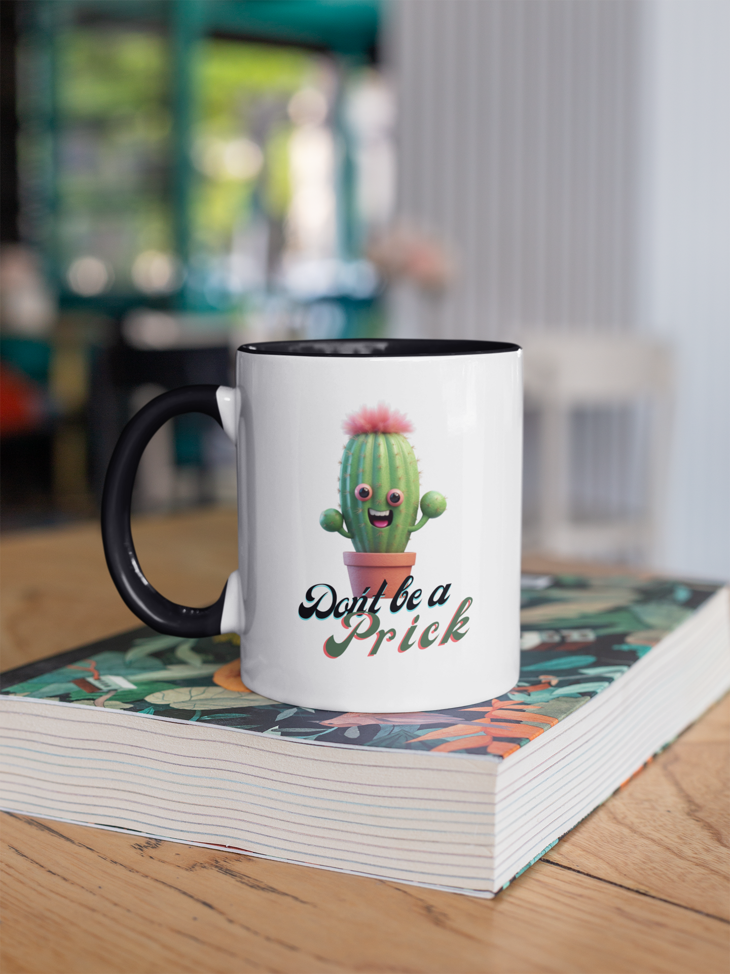 "Don't be a Prick" Mug with Color Inside