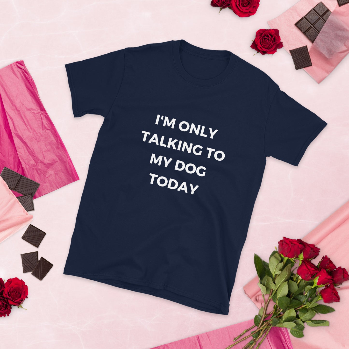 "I'm Only Talking To My Dog Today" Short-Sleeve Women's T-Shirt