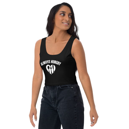 "Always Hungry" Sleeveless Crop Top