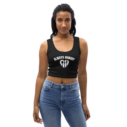 "Always Hungry" Sleeveless Crop Top