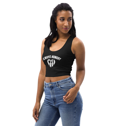 "Always Hungry" Sleeveless Crop Top