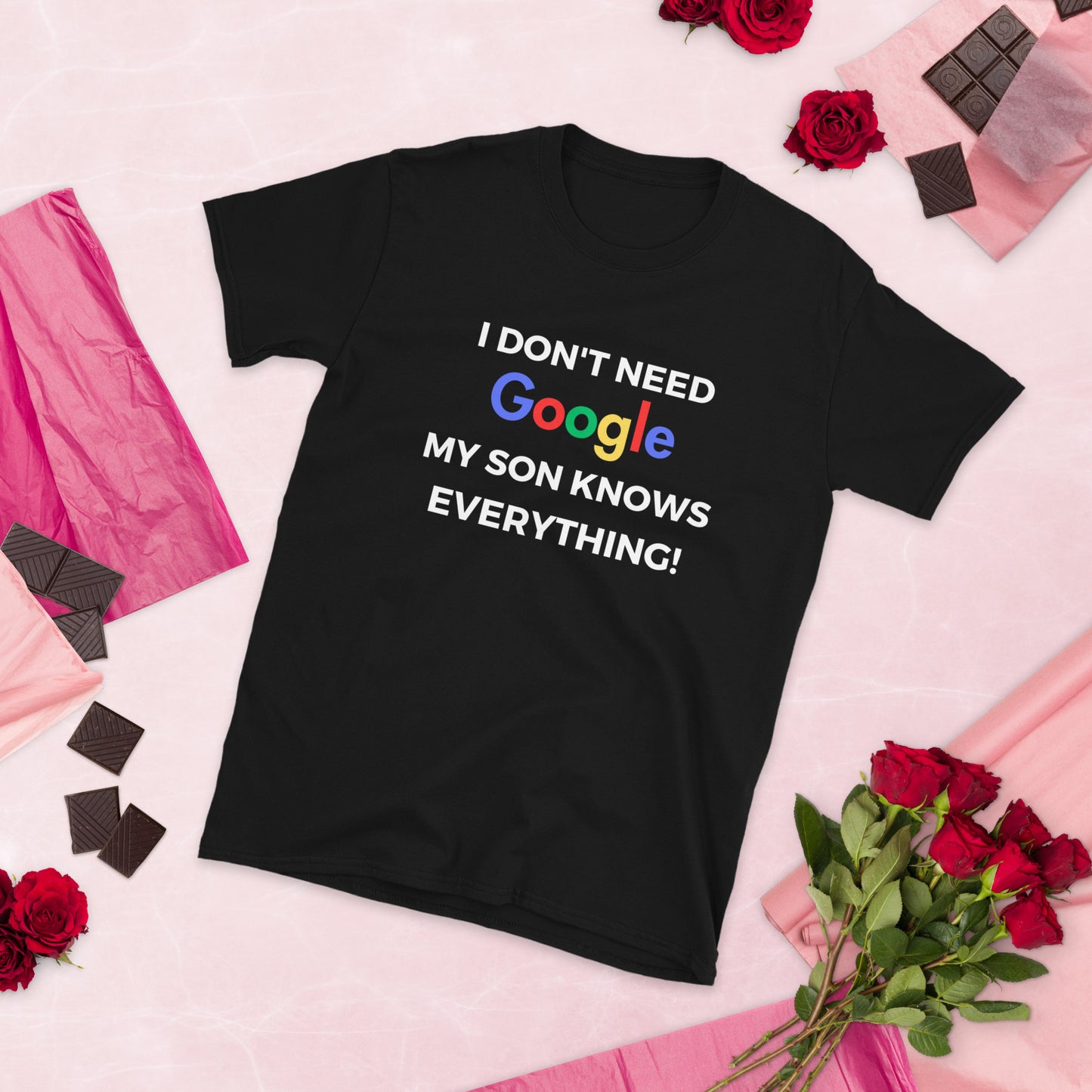 "I Don't Need Google, My (*Choose*) Knows Everything" Short-Sleeve Women's T-Shirt