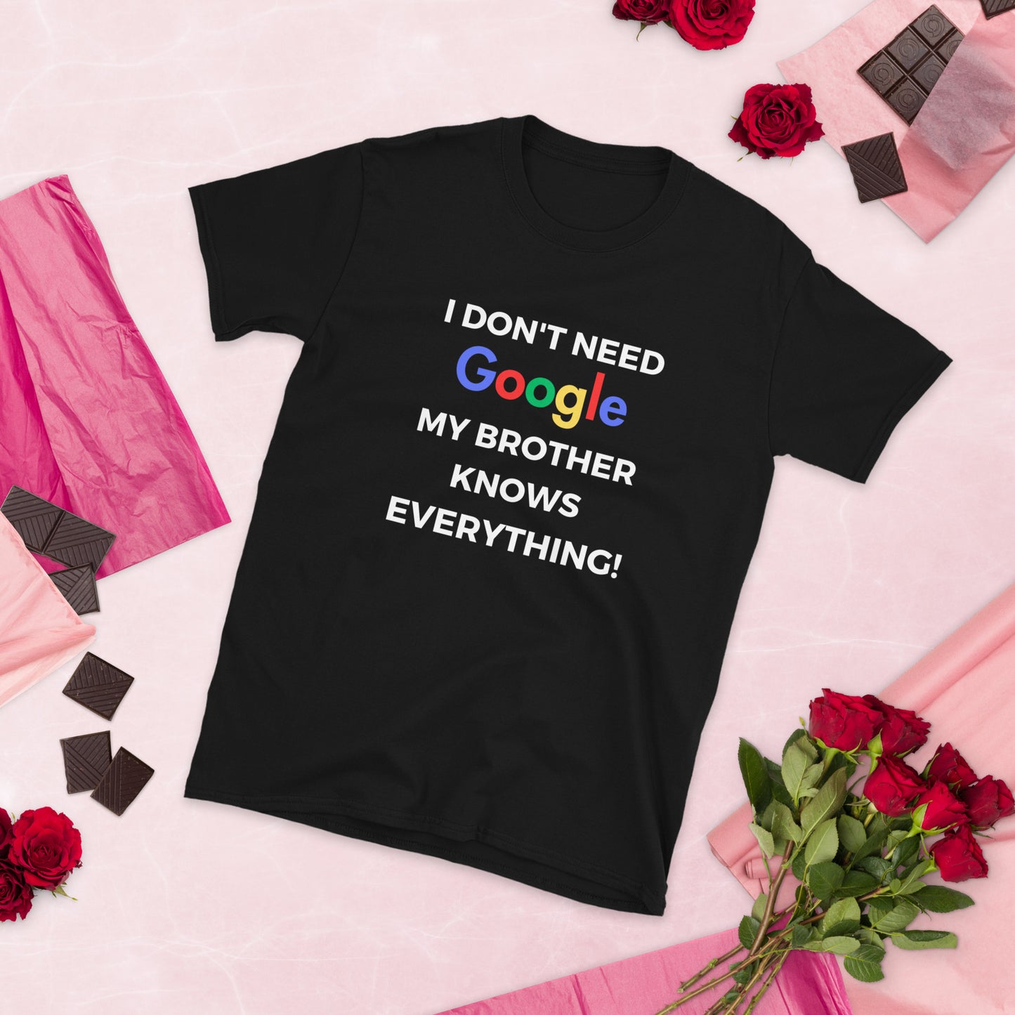 "I Don't Need Google, My (*Choose*) Knows Everything" Short-Sleeve Women's T-Shirt