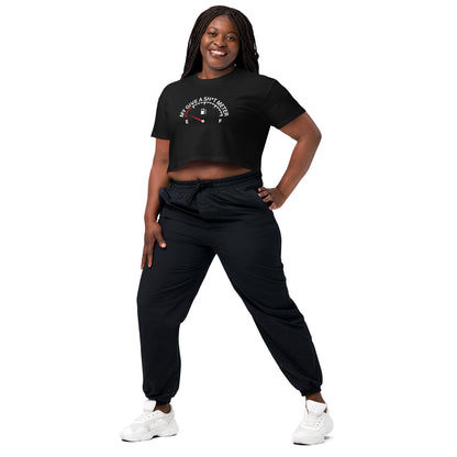 "My Give A Sh*t Meter" Women’s crop top