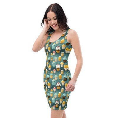 "Cute All Over Print" Sublimation Cut & Sew Dress