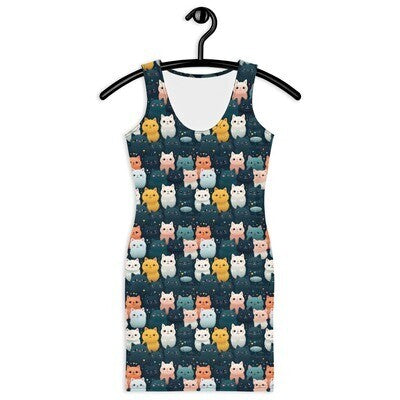 "Cute All Over Print" Sublimation Cut & Sew Dress