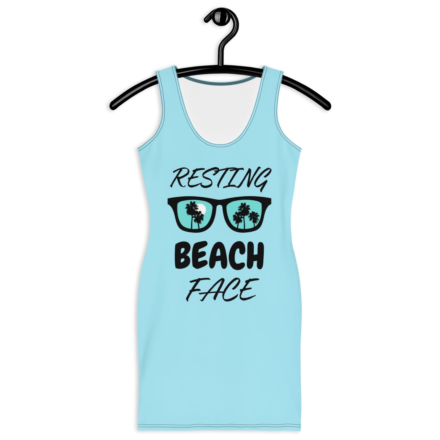 "Resting Beach Face" Sublimation Cut & Sew Dress