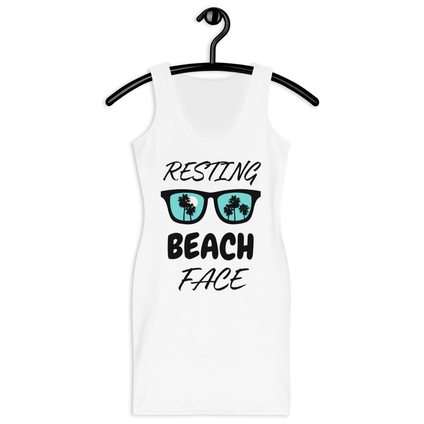 "Resting Beach Face" Sublimation Cut & Sew Dress