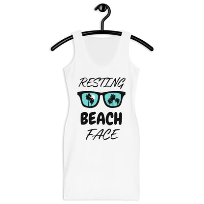 "Resting Beach Face" Sublimation Cut & Sew Dress