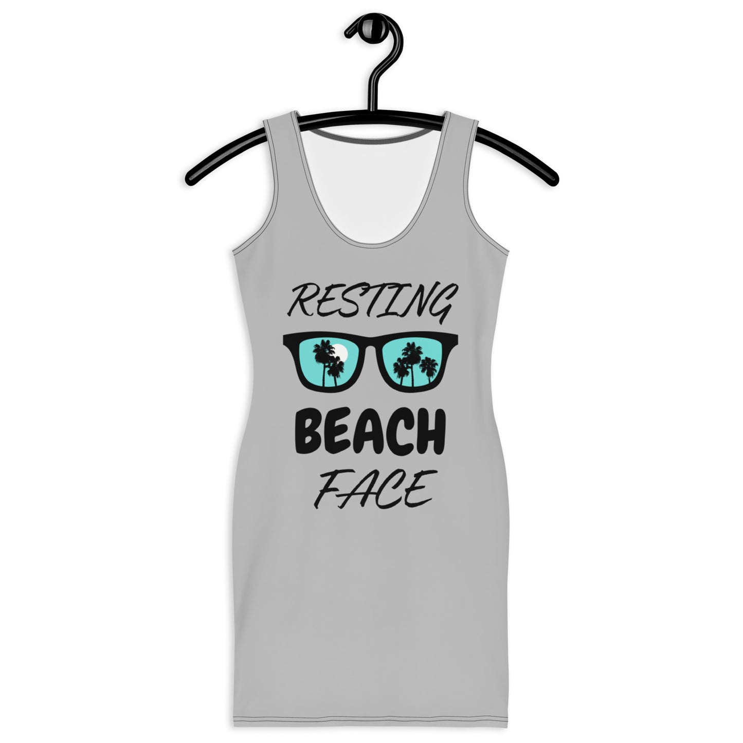 "Resting Beach Face" Sublimation Cut & Sew Dress