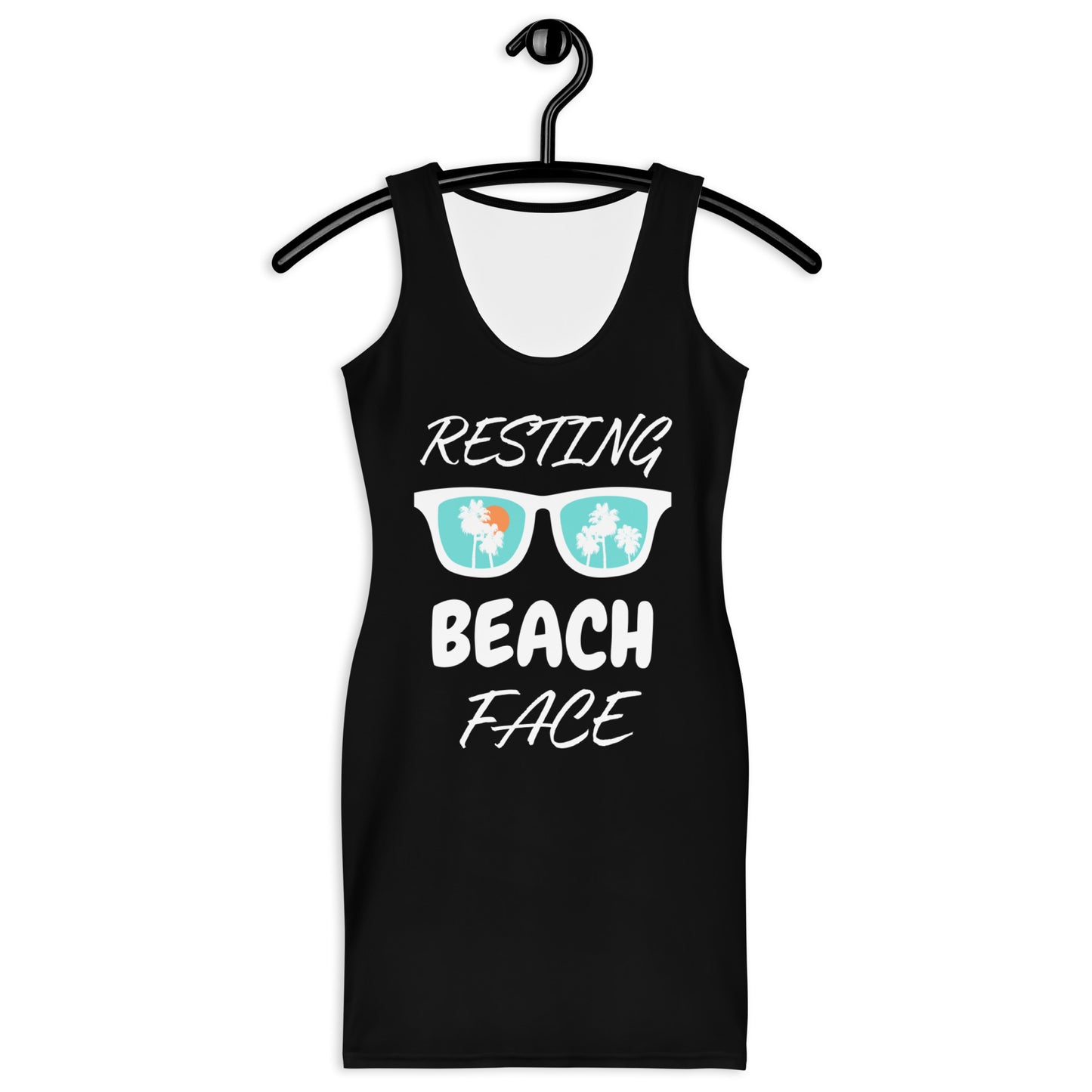 "Resting Beach Face" Sublimation Cut & Sew Dress