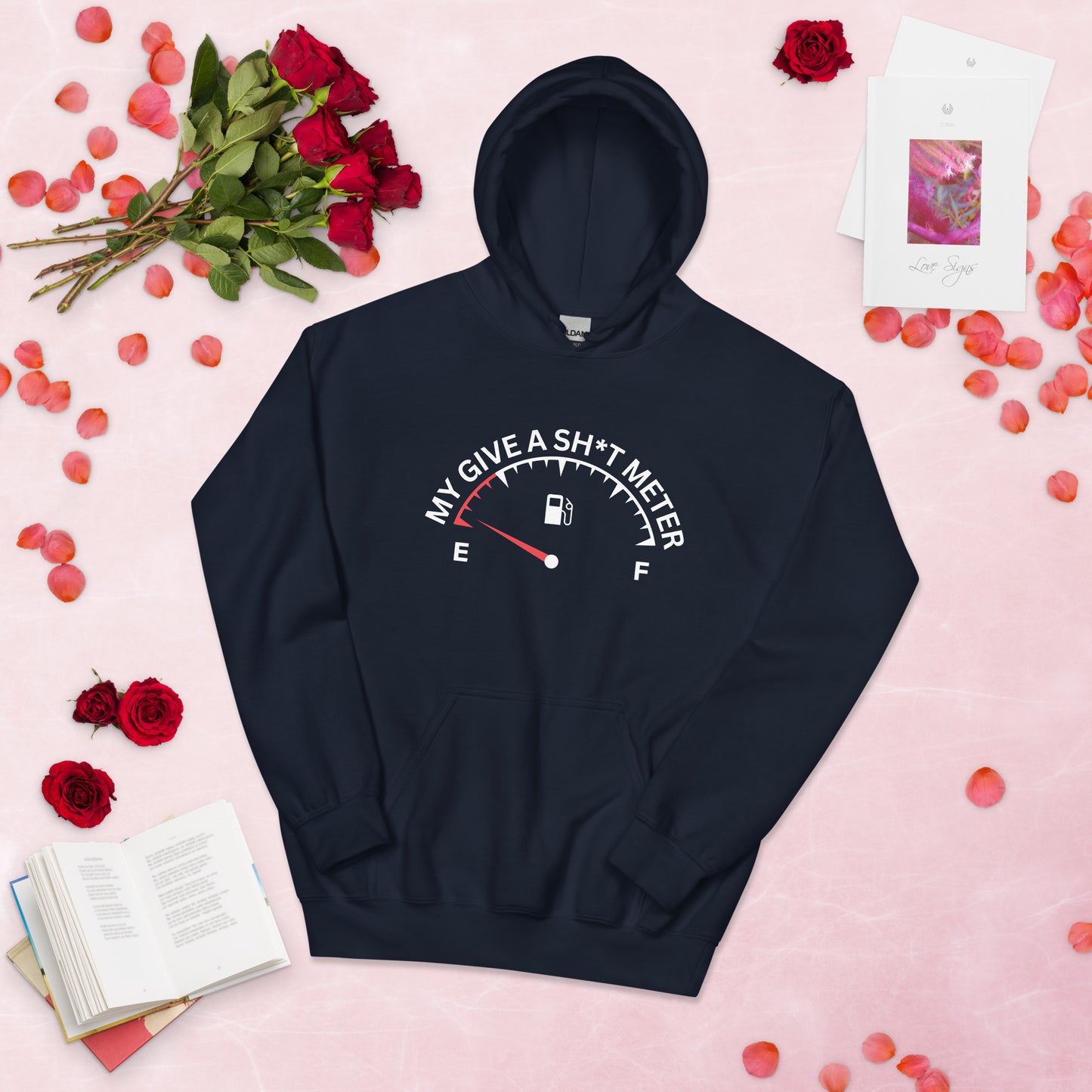 "My Give A Shit Meter" Women's Hoodie