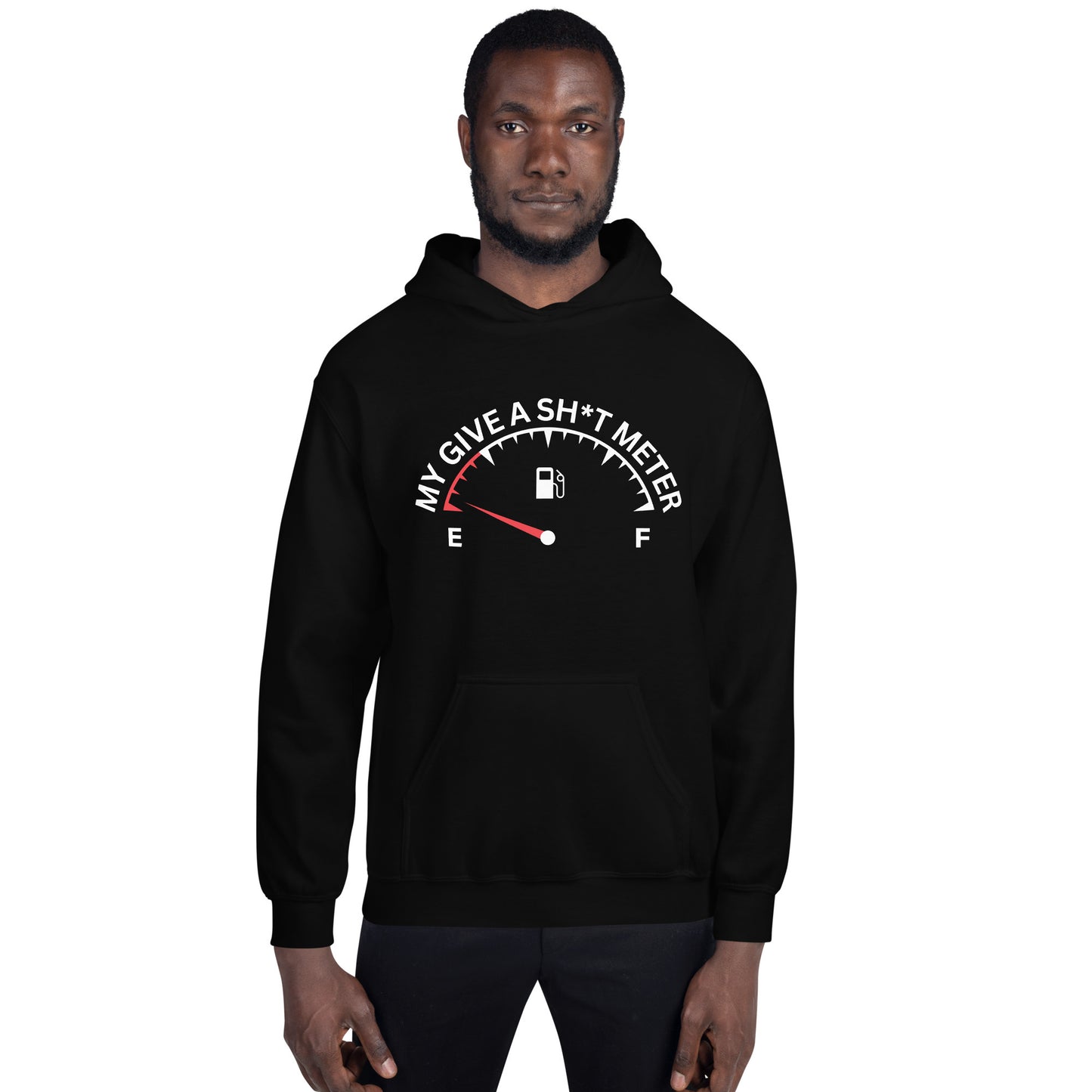 "My Give A Shit Meter" Men's Hoodie