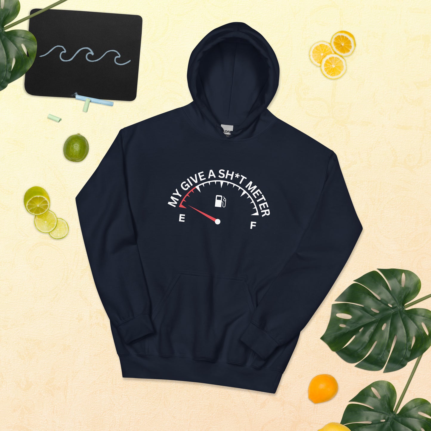 "My Give A Shit Meter" Men's Hoodie