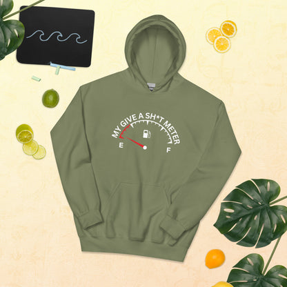 "My Give A Shit Meter" Men's Hoodie