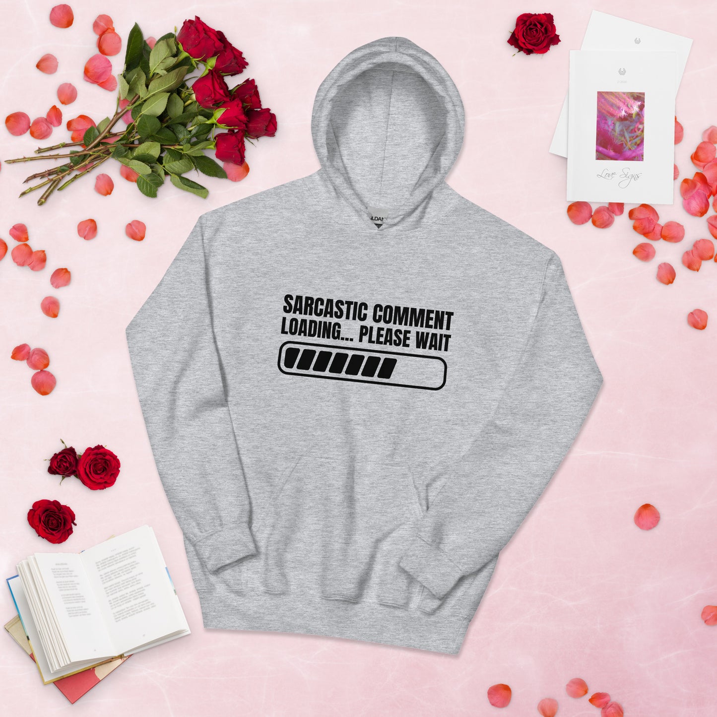 "Sarcastic Comment Loading...Please Wait" Women's Hoodie