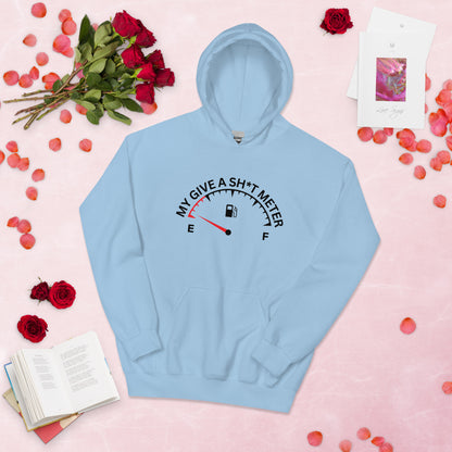 "My Give A Shit Meter" Women's Hoodie