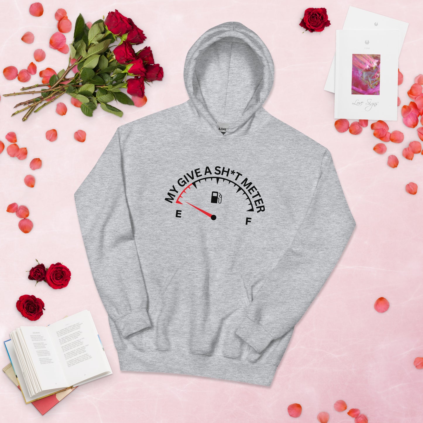 "My Give A Shit Meter" Women's Hoodie