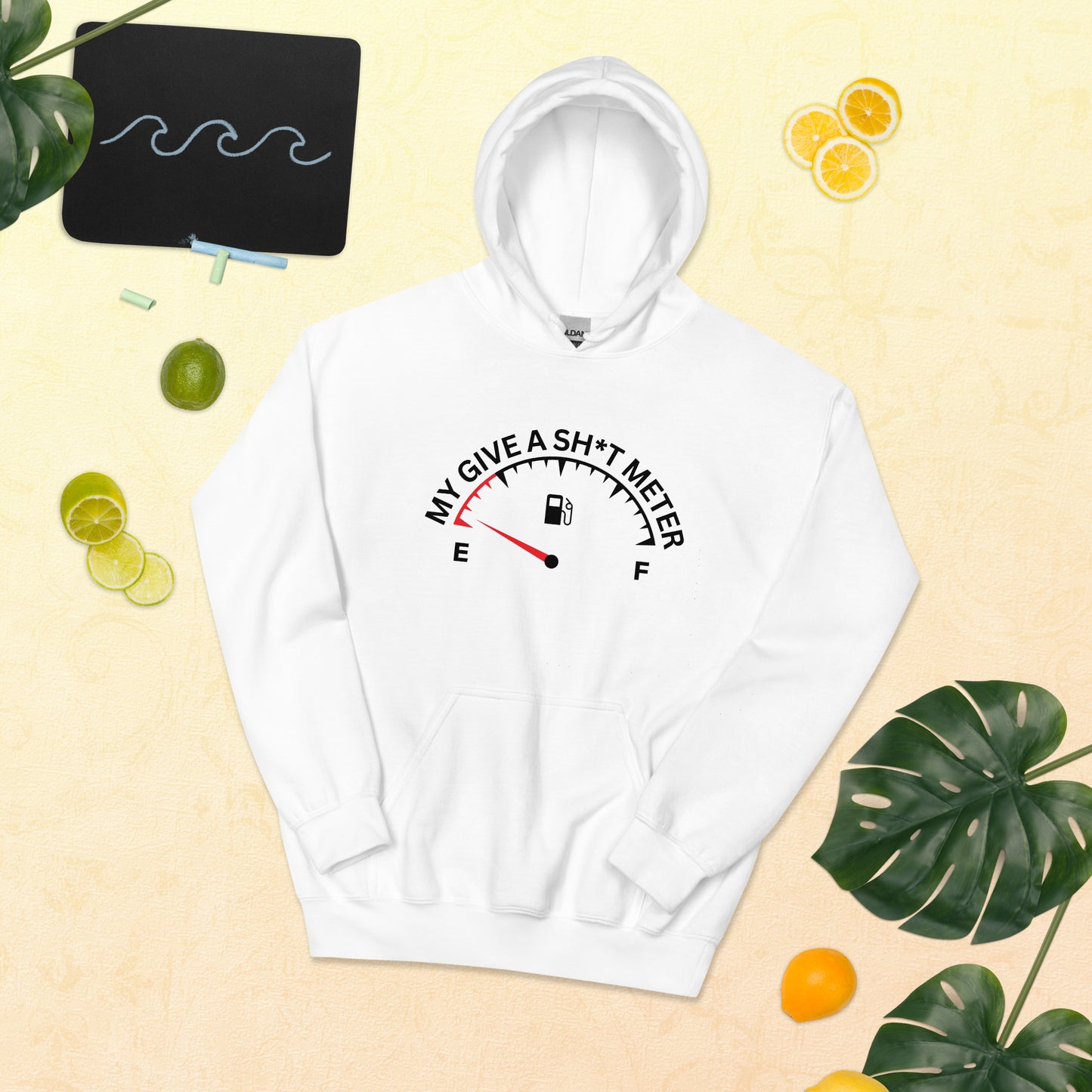 "My Give A Shit Meter" Men's Hoodie