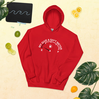 "My Give A Shit Meter" Men's Hoodie