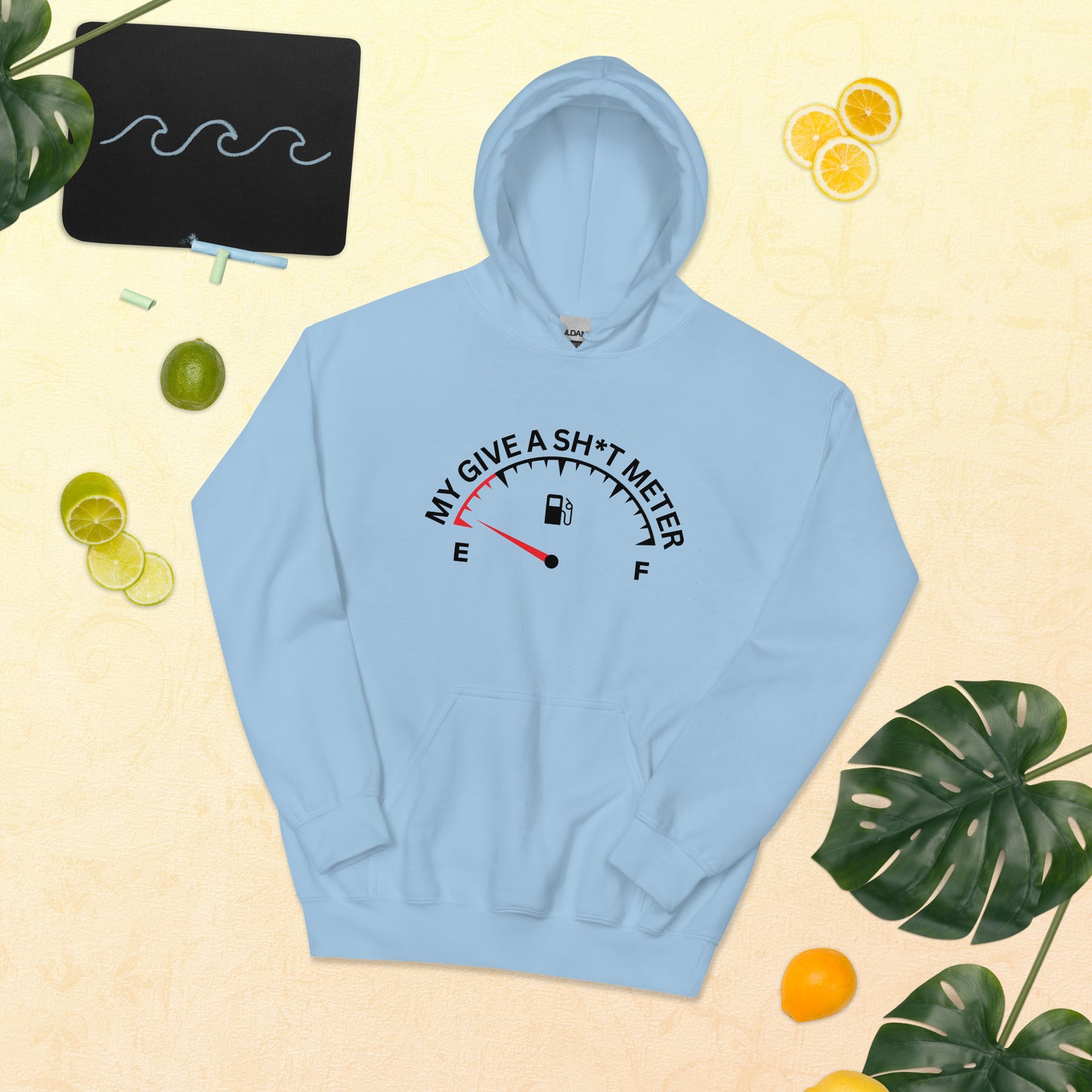 "My Give A Shit Meter" Men's Hoodie