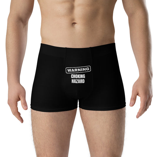 "Warning Choking Hazard" Men's Boxer Briefs