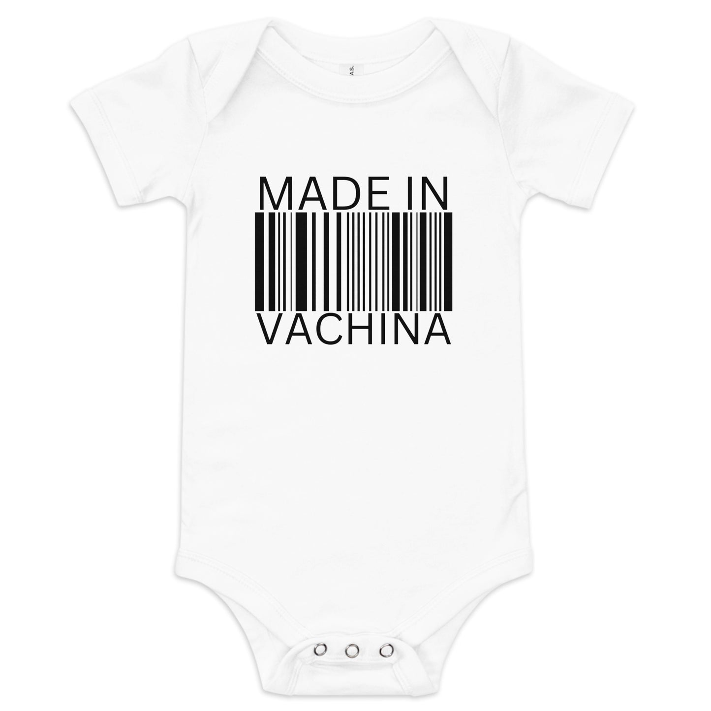 "Made In Vachina" Baby short sleeve one piece