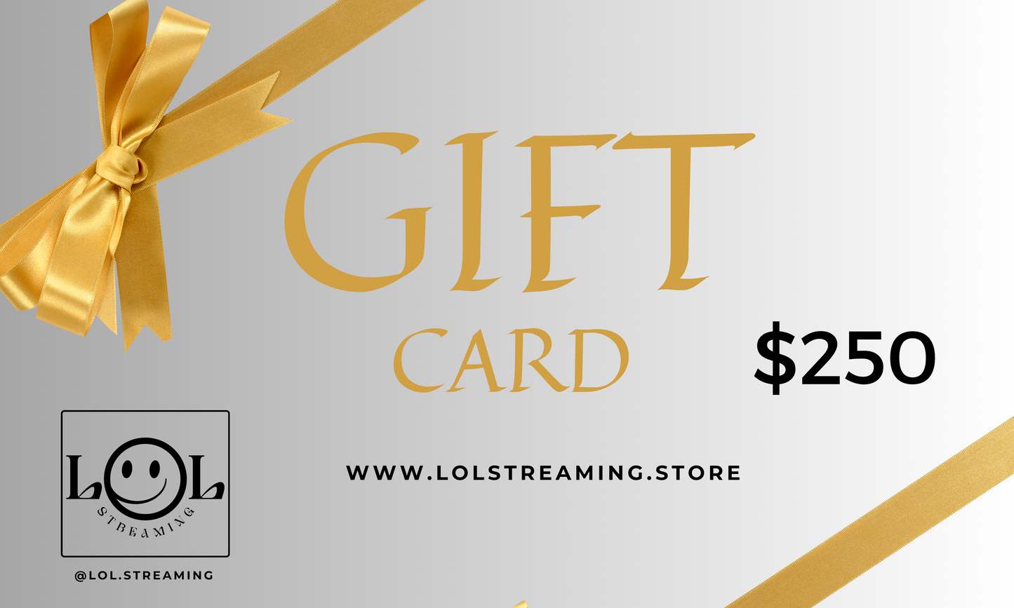 e-Gift Cards ($10-$500)