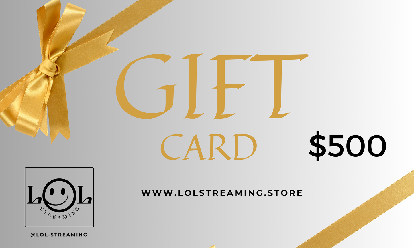 e-Gift Cards ($10-$500)