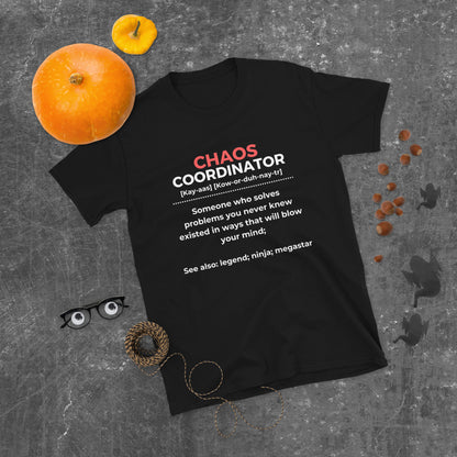 T-shirt à manches courtes pour homme « Chaos Coordinator »