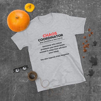 T-shirt à manches courtes pour homme « Chaos Coordinator »