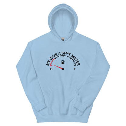 "My Give A Shit Meter" Women's Hoodie