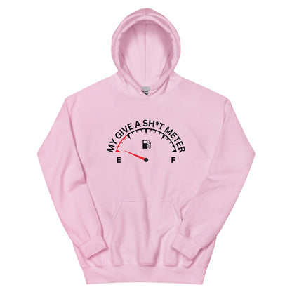 "My Give A Shit Meter" Women's Hoodie