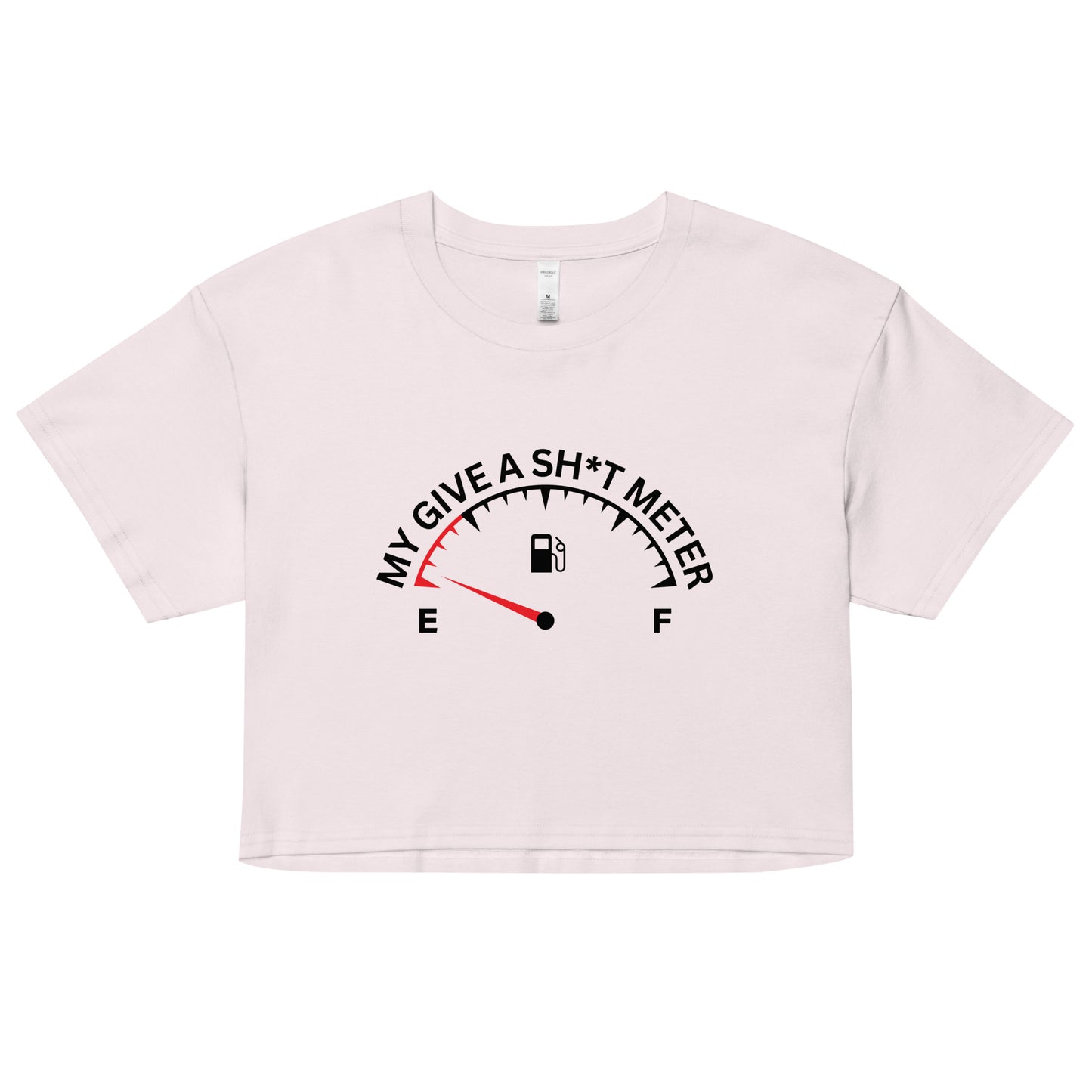 "My Give A Sh*t Meter" Women’s crop top