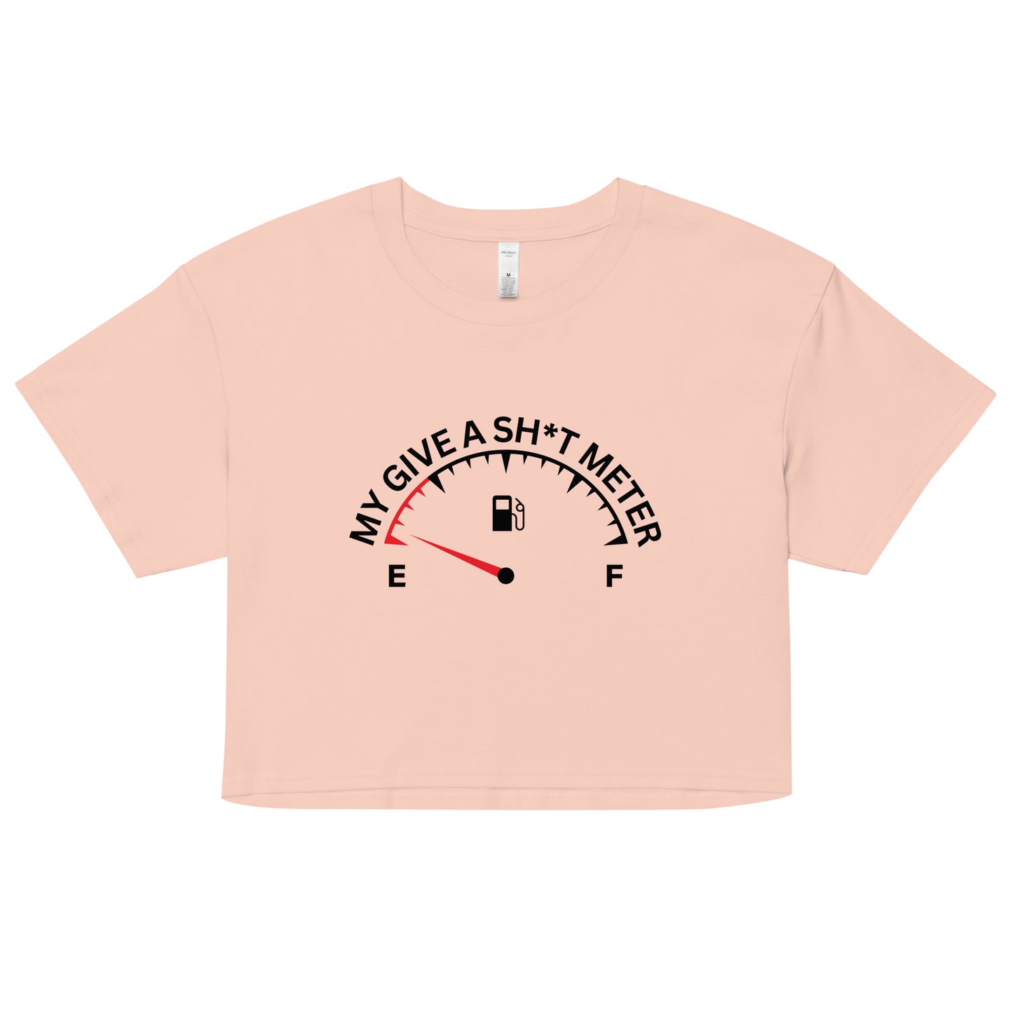 "My Give A Sh*t Meter" Women’s crop top